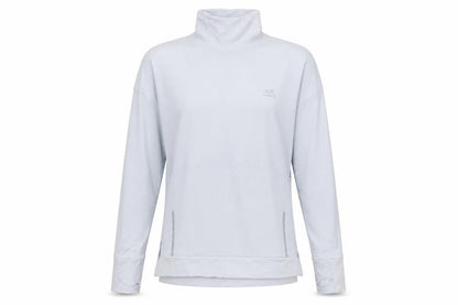 Kalenji Women Grey Long Sleeve Roll Neck Running Top Size 12