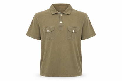 Gap Men’s Brown Cotton Short Sleeve Polo Shirt Size L