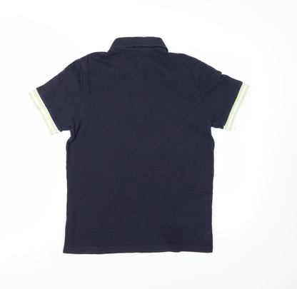 Ben Sherman Men's Blue Polo Shirt Size S 100% Cotton Casual Top