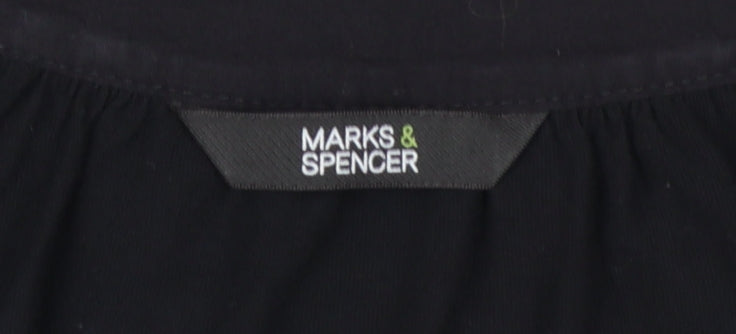 Marks and Spencer Women’s Black Size 12 Sleeveless Tank Top