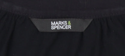 Marks and Spencer Women’s Black Size 12 Sleeveless Tank Top