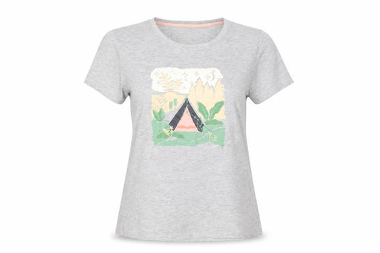 Mountain Warehouse Womens Grey Cotton T-Shirt UK 14 Outdoor