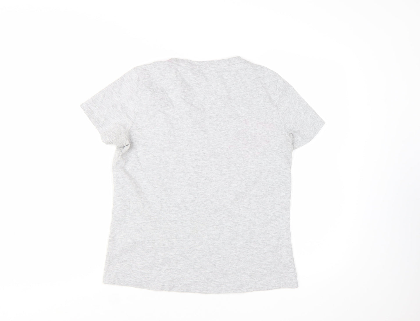 Mountain Warehouse Womens Grey Cotton T-Shirt UK 14 Outdoor