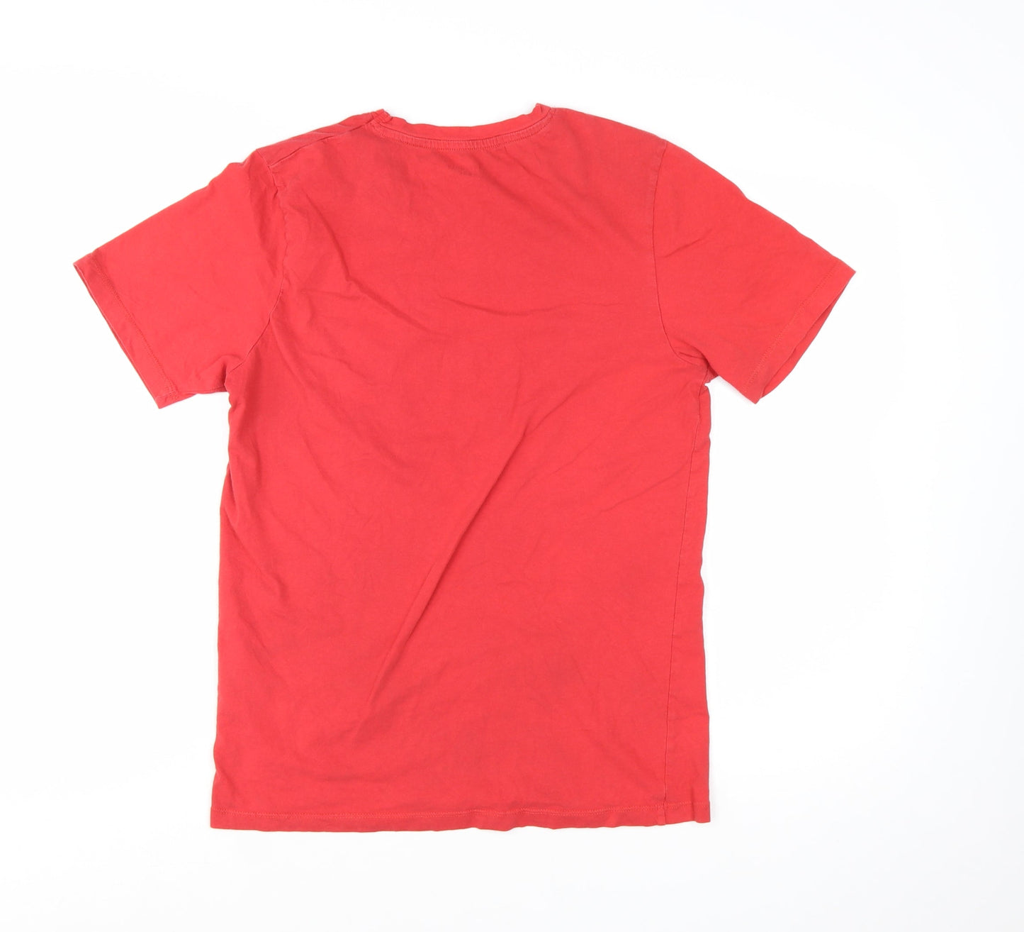 Jack & Jones Men’s Red Slim Fit Graphic Print T-Shirt Size M