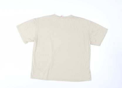 ROMWE Women’s Beige The Joker Graphic T-Shirt Size S