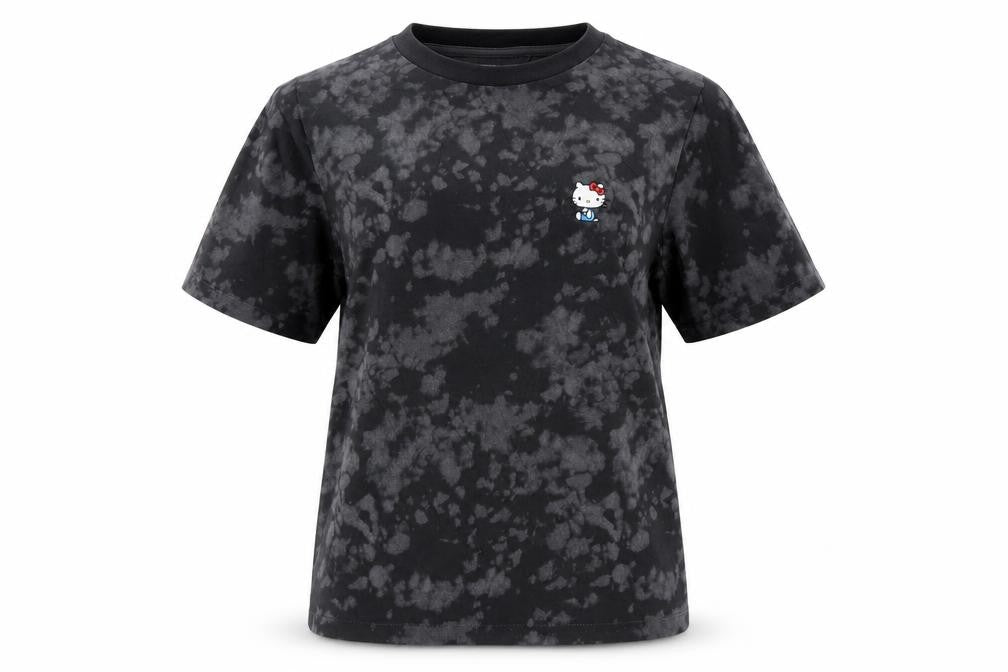 Uniqlo Women Black Hello Kitty 50th Anniversary T-Shirt Size S