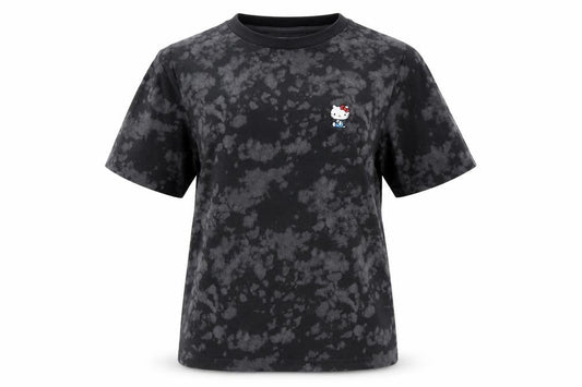 Uniqlo Women Black Hello Kitty 50th Anniversary T-Shirt Size S