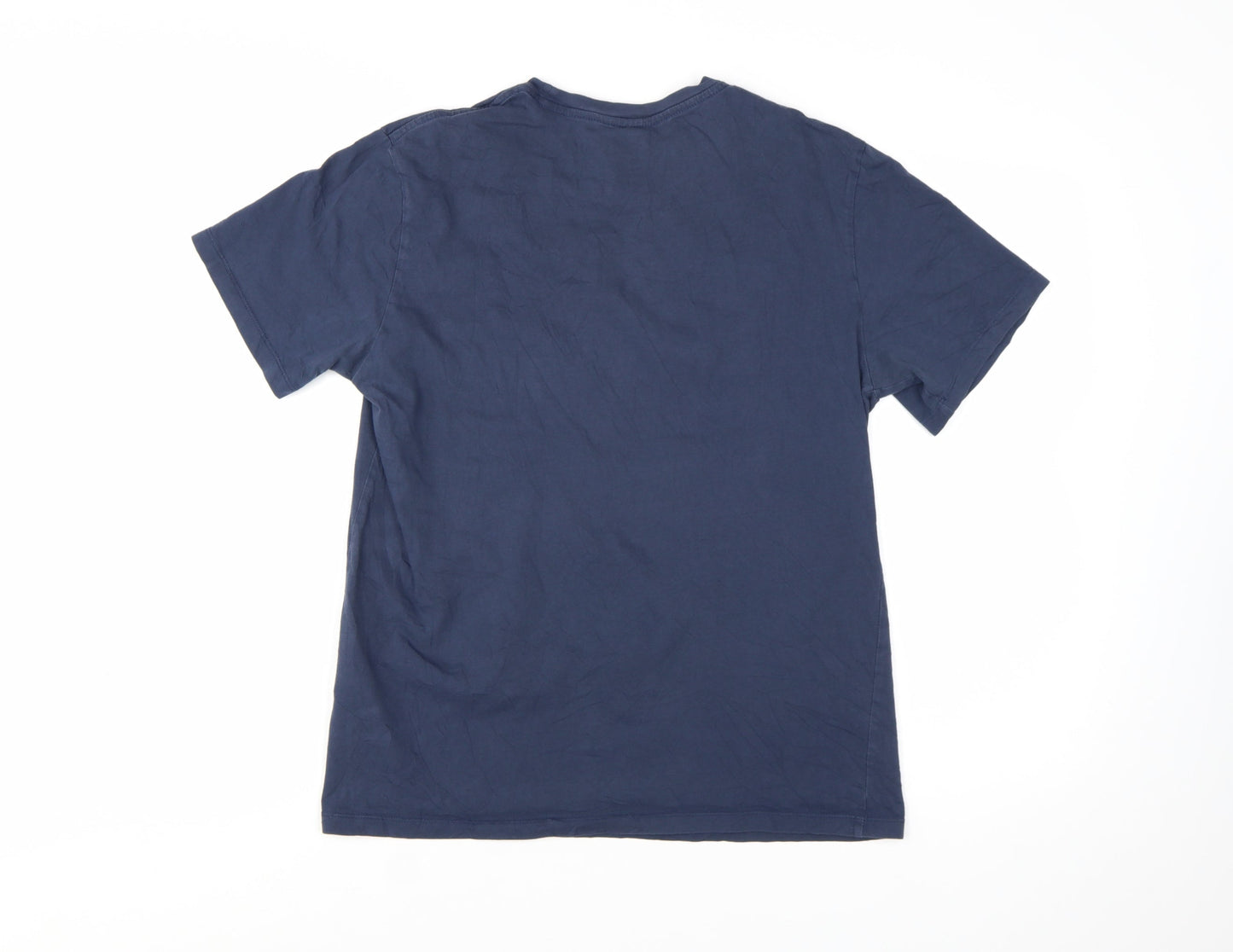 Levi's Men's Blue Graphic Logo Short Sleeve Cotton T-Shirt Size M