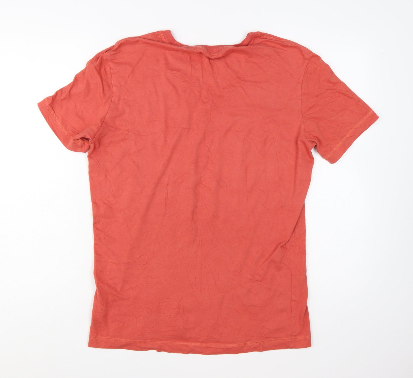 Calvin Klein Jeans Men's Coral Cotton Crew Neck T-Shirt XL