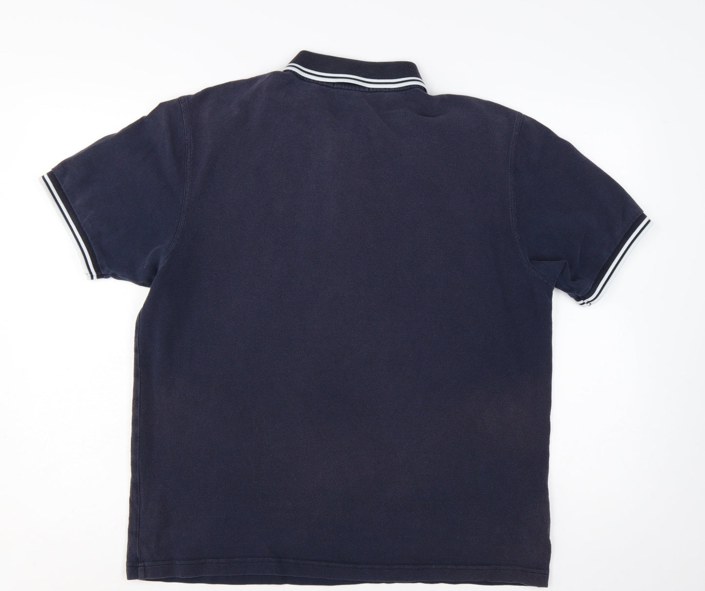 Fred Perry Men's Blue XL Cotton Piqué Polo Shirt