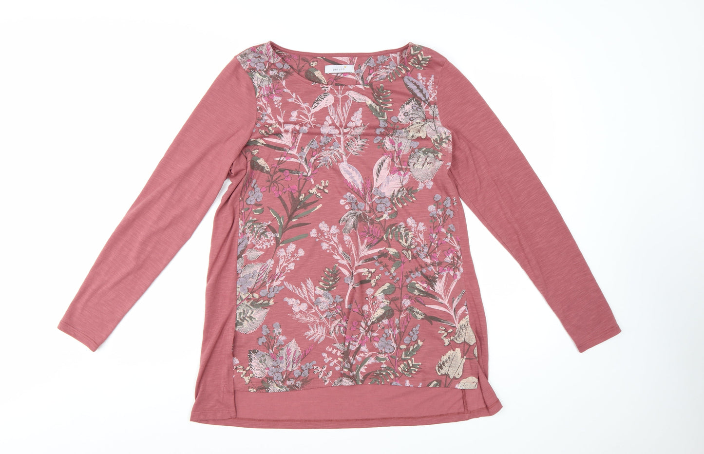 Marks and Spencer Per Una Womens Pink Floral Tunic Top Size 14