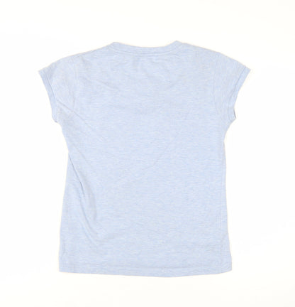 Guinness Women’s Blue V-Neck Short Sleeve Cotton T-Shirt Size M