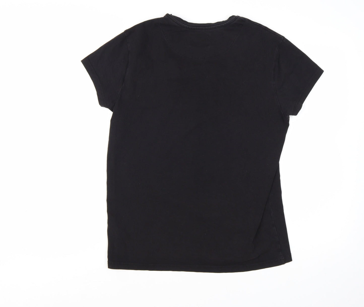 Fresh Couture Men's Black Short Sleeve Crew Neck T-Shirt Size S