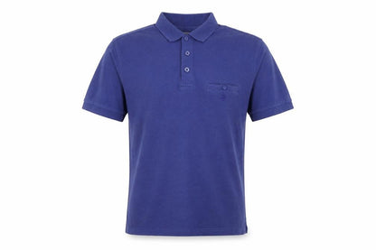 MCM Men's Blue Regular Fit Cotton Polo Shirt Size M