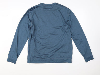 Puma Men's Blue Crew Neck Pullover Sweatshirt Size L