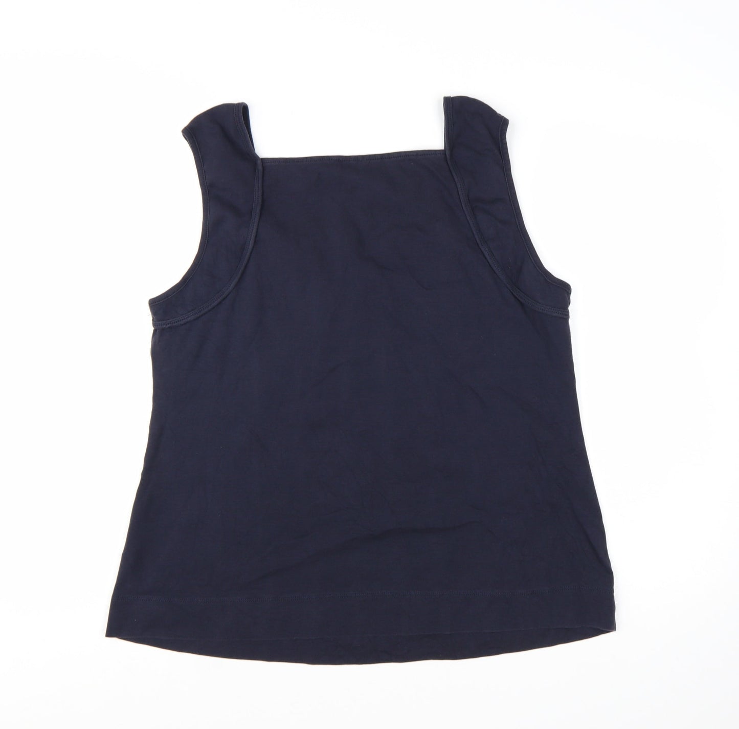 Monsoon Women’s Blue Cotton Jersey Tank Top Size XL