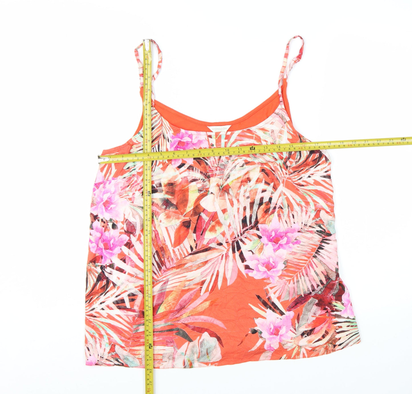 Monsoon Women's Multicoloured Floral Camisole Top UK 18