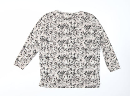Marks and Spencer Womens Multicoloured Animal Print Blouse Size 20