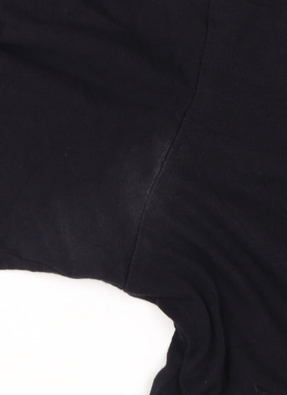 Champion Men’s Black Large Graphic Logo Cotton T-Shirt