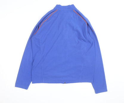 Nike Boys Blue Fleece Track Jacket XL (16) Boise State Team Zip-Up