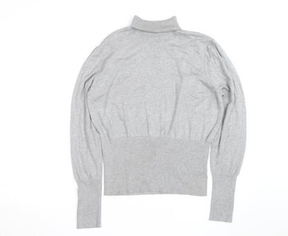 Next Women Grey Roll Neck Long Sleeve Pullover Jumper Size 20
