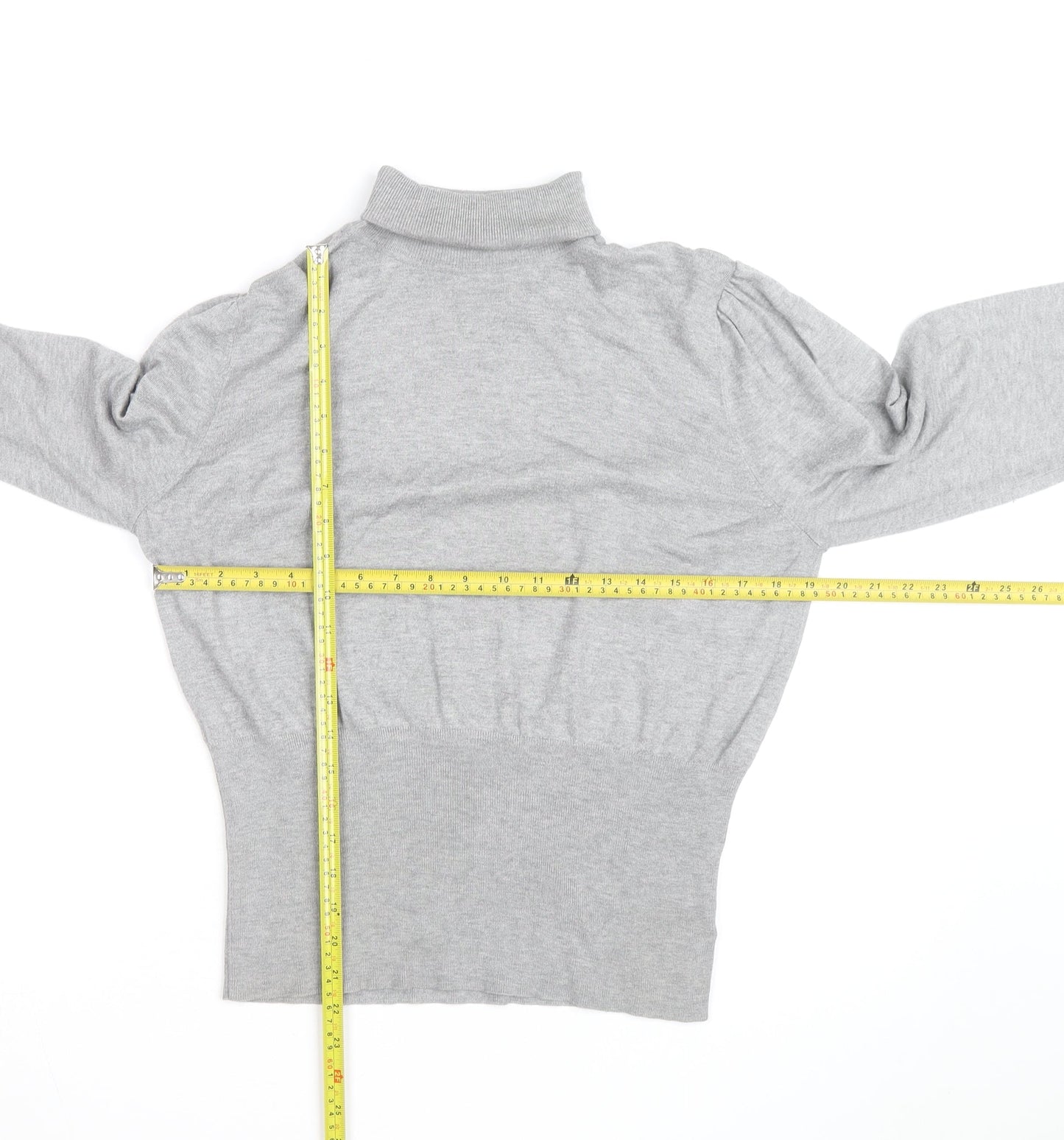 Next Women Grey Roll Neck Long Sleeve Pullover Jumper Size 20