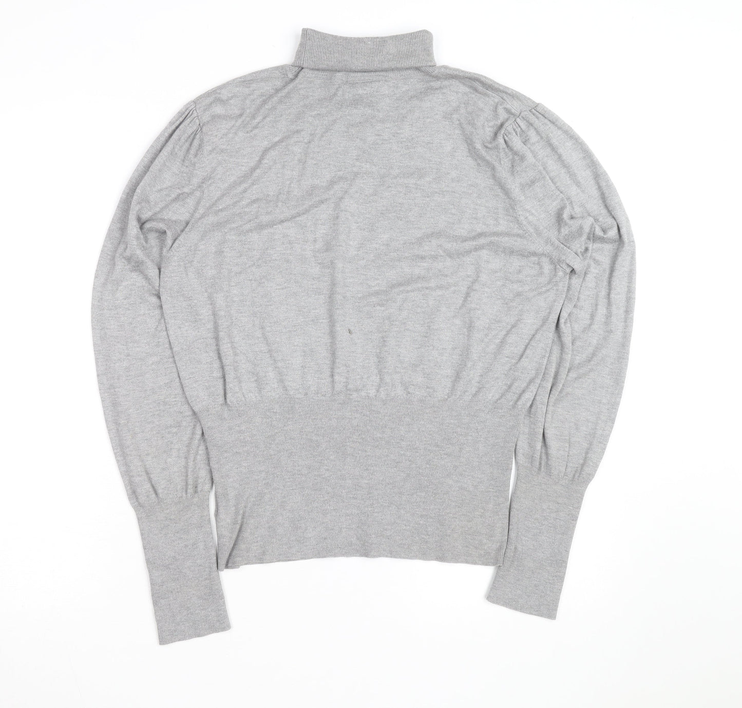 Next Women Grey Roll Neck Long Sleeve Pullover Jumper Size 20