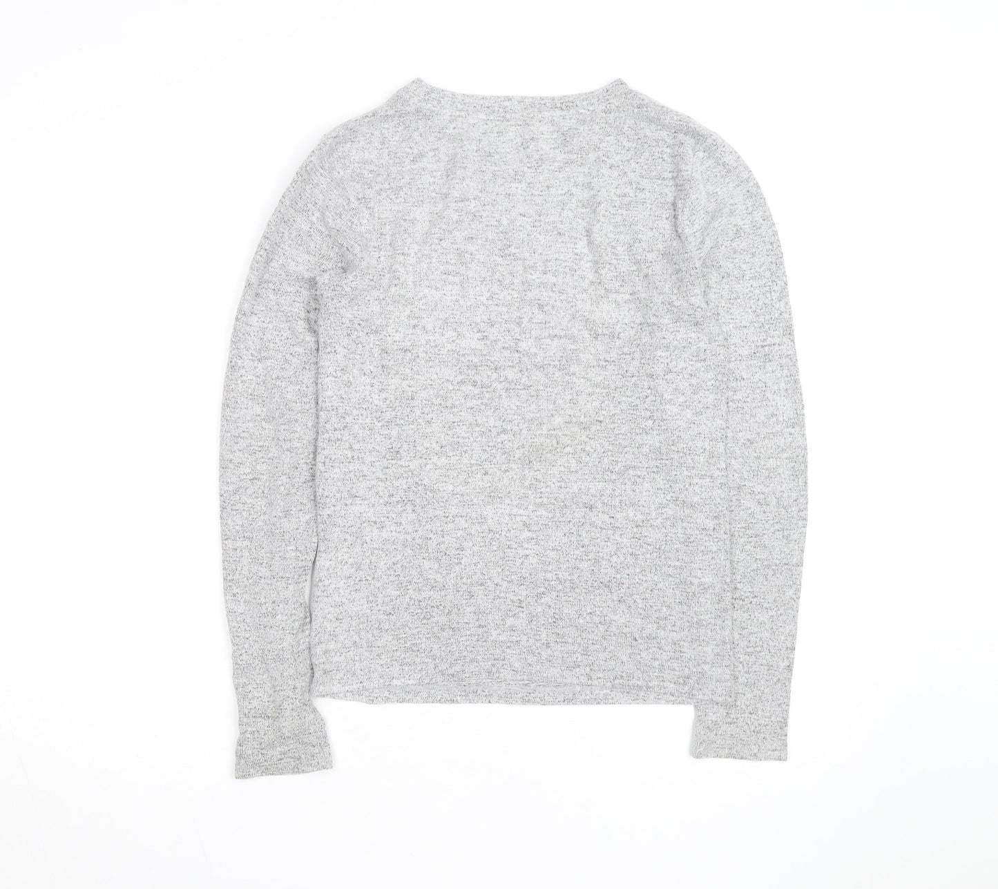 Disney Women’s Grey Mickey Mouse Pullover Jumper Size 10