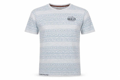 SoulCal Men's Grey Aztec Print Crew Neck Short Sleeve T-Shirt M