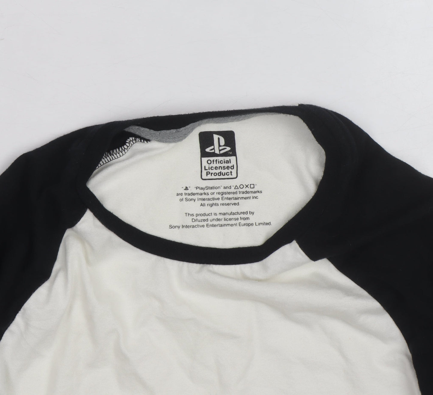 Diffused PlayStation Men's White XS Long Sleeve Graphic Top