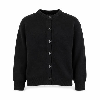 New Look Men’s Black S Button-Up Cardigan Knit Jumper