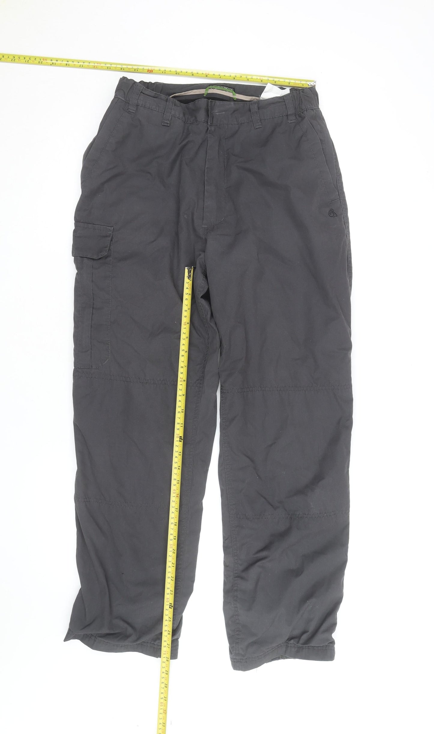 Craghoppers Men’s Black Cargo Trousers Size 32 Regular Lightweight Outdoor