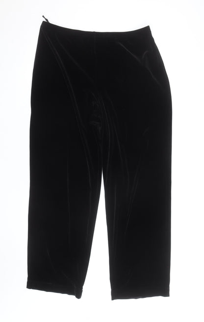 Simone Jeffery Women’s Black Velvet Dress Pants Size 12