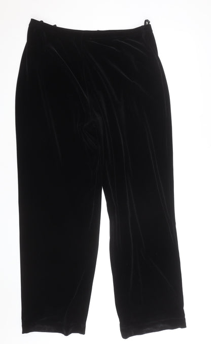 Simone Jeffery Women’s Black Velvet Dress Pants Size 12