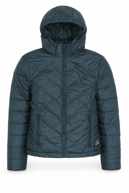Jack Wills Womens Green Size 10 Hooded Puffer Jacket