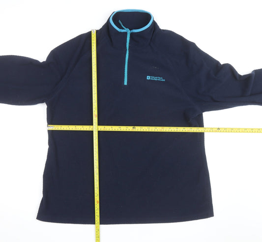 Mountain Warehouse Women’s Navy 1/4 Zip Fleece Sweatshirt UK 20
