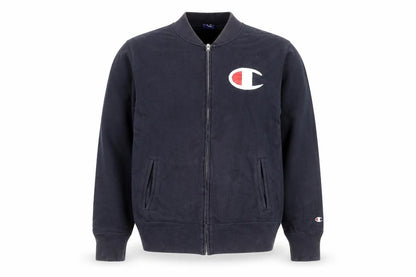 Champion Men's Black Large Full Zip Fleece Basic Activewear Jacket