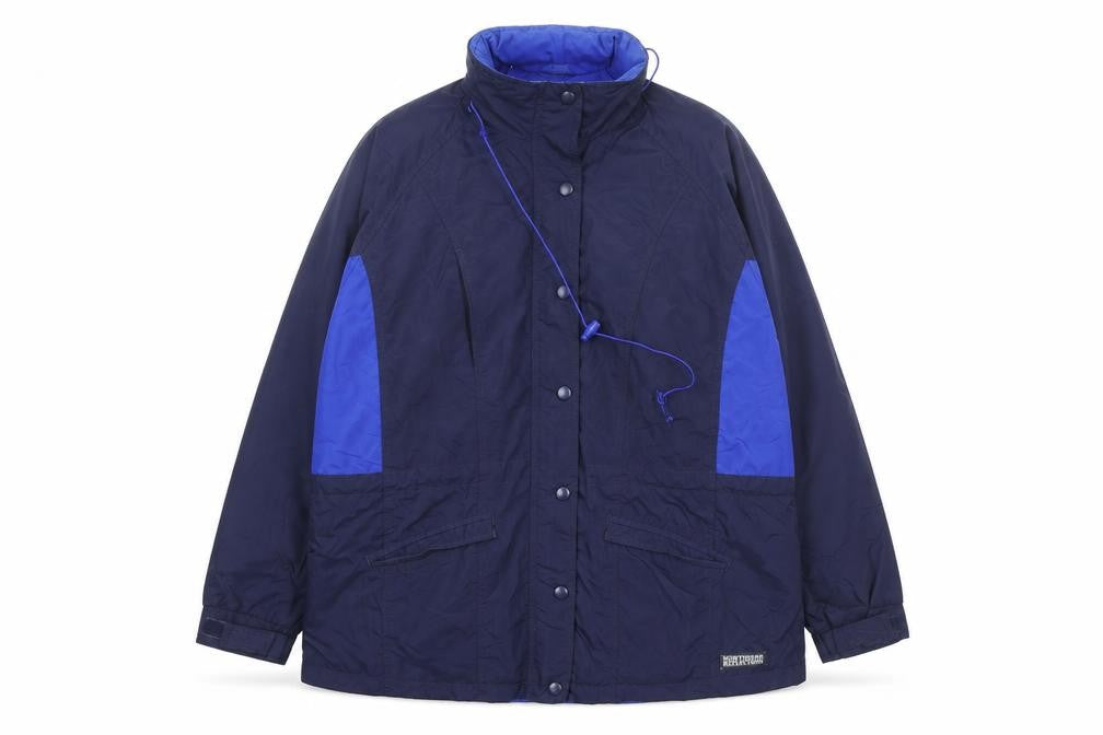 Cottage Essentials Men’s Blue XL Windbreaker Nylon Hooded Jacket