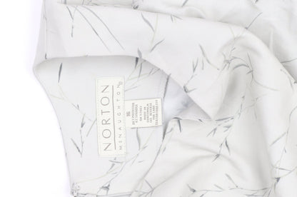 Norton McNaughton Women's Ivory Floral Shift Dress Size 16