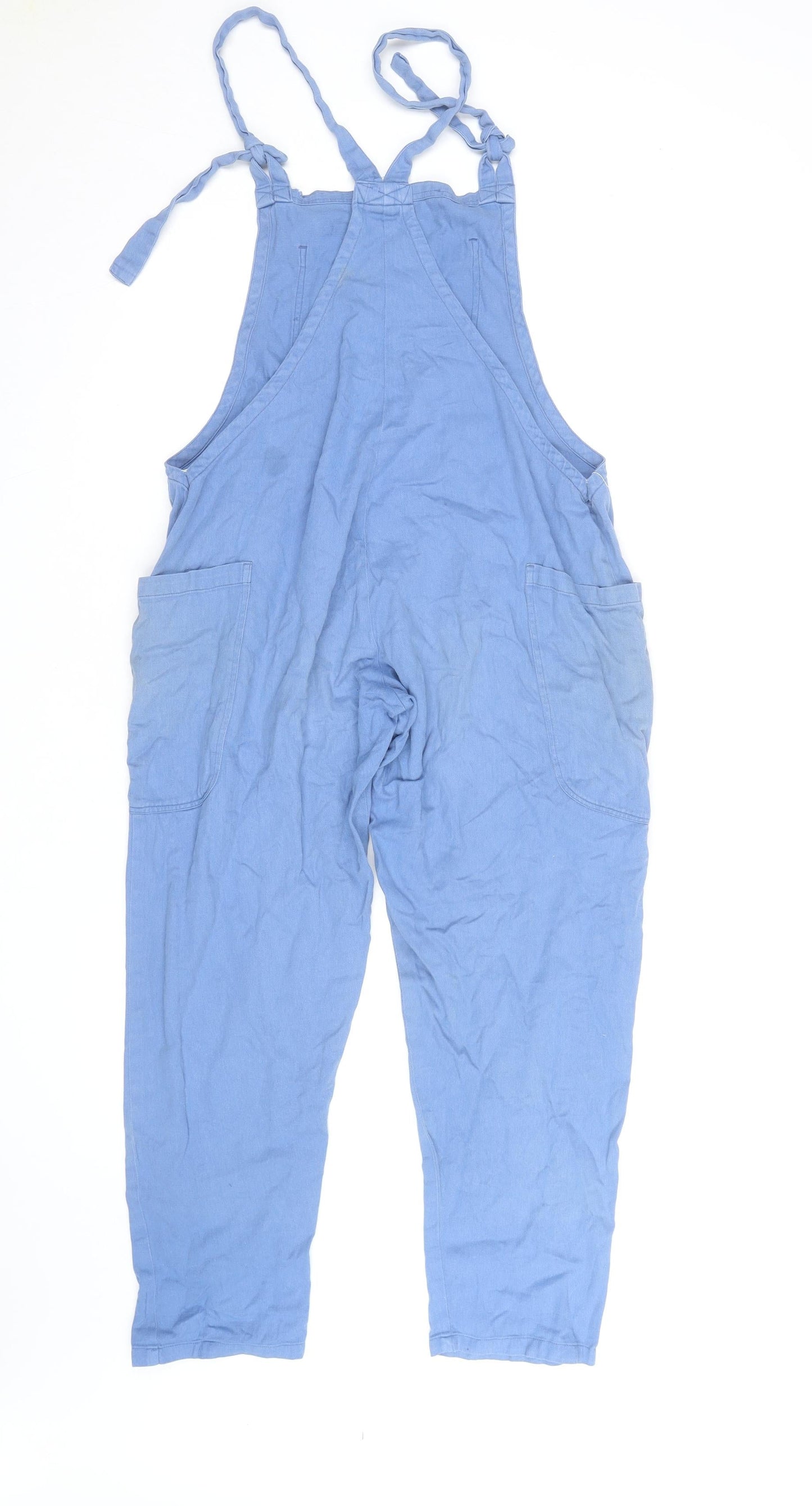 Lucy & Yak Organic Cotton Blue Relaxed Fit Men's Dungarees M