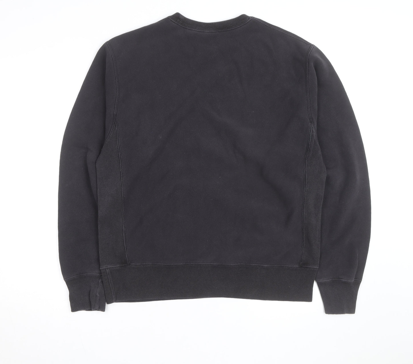 Champion Men's Black Medium Crew Neck Pullover Sweatshirt