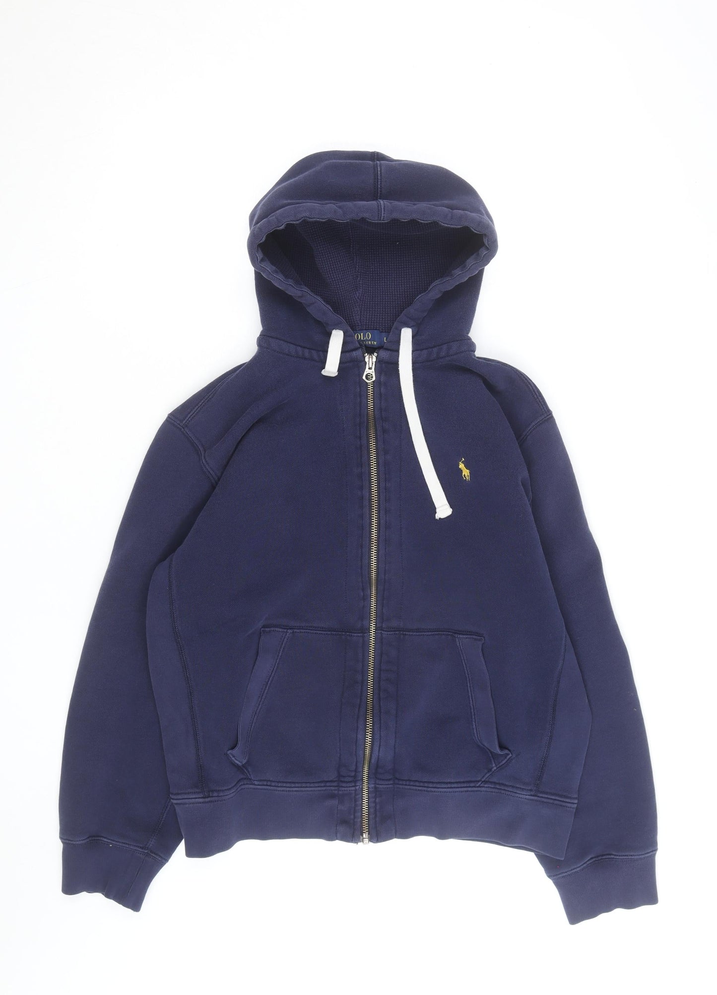 Polo Ralph Lauren Men’s Blue Full Zip Hoodie Sweatshirt L