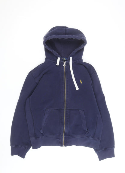 Polo Ralph Lauren Men’s Blue Full Zip Hoodie Sweatshirt L