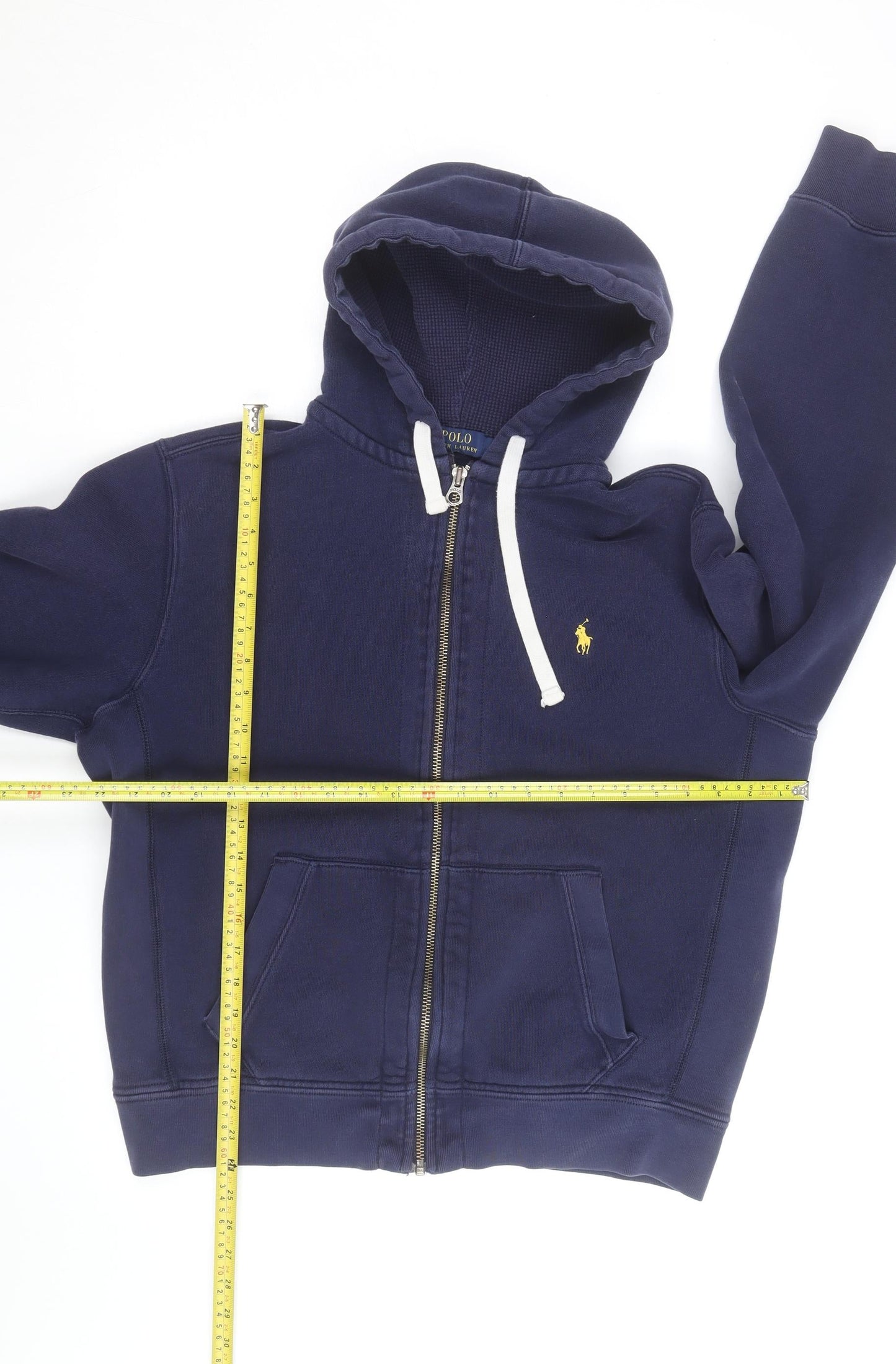 Polo Ralph Lauren Men’s Blue Full Zip Hoodie Sweatshirt L