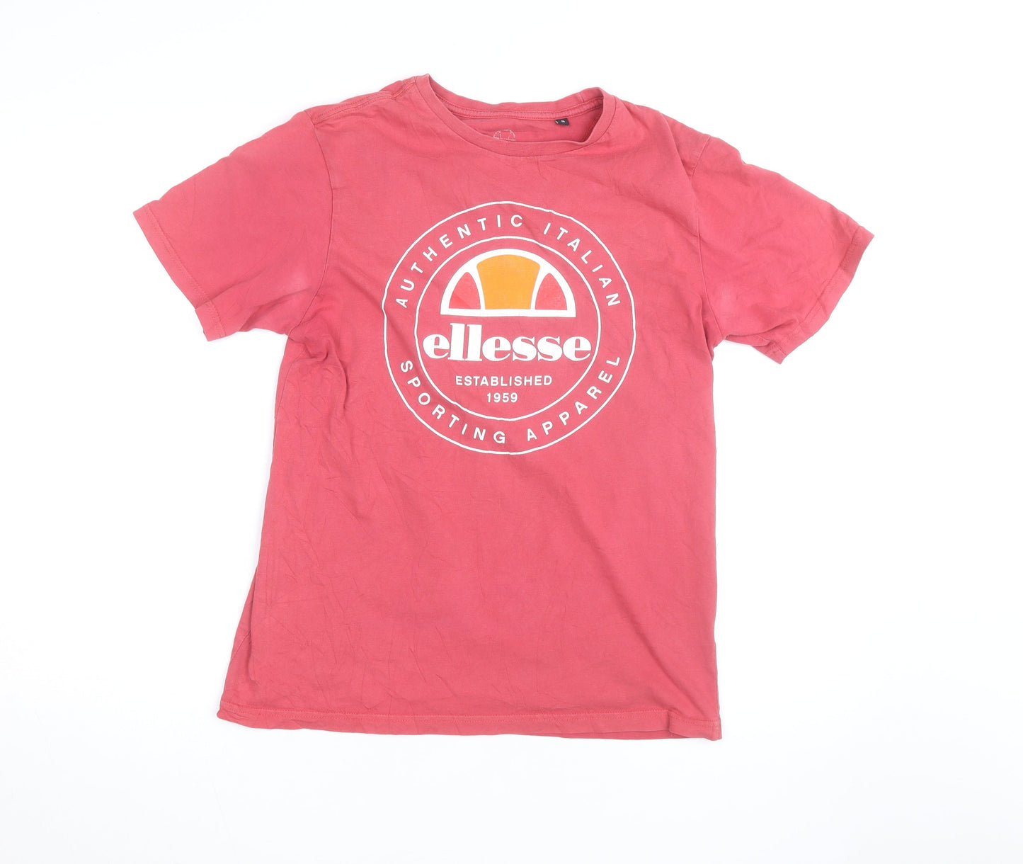 Ellesse Men's Red Small Graphic Logo Sports T-Shirt