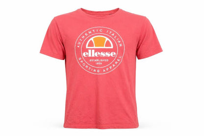 Ellesse Men's Red Small Graphic Logo Sports T-Shirt