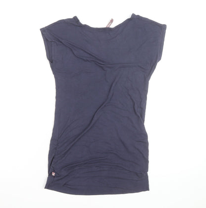 Sweaty Betty Womens Blue XS Slim Fit Stretch Cotton T-Shirt