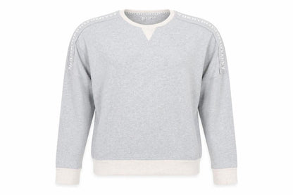 DKNY Men’s Grey Pullover Jumper Size S Crew Neck Logo Trim