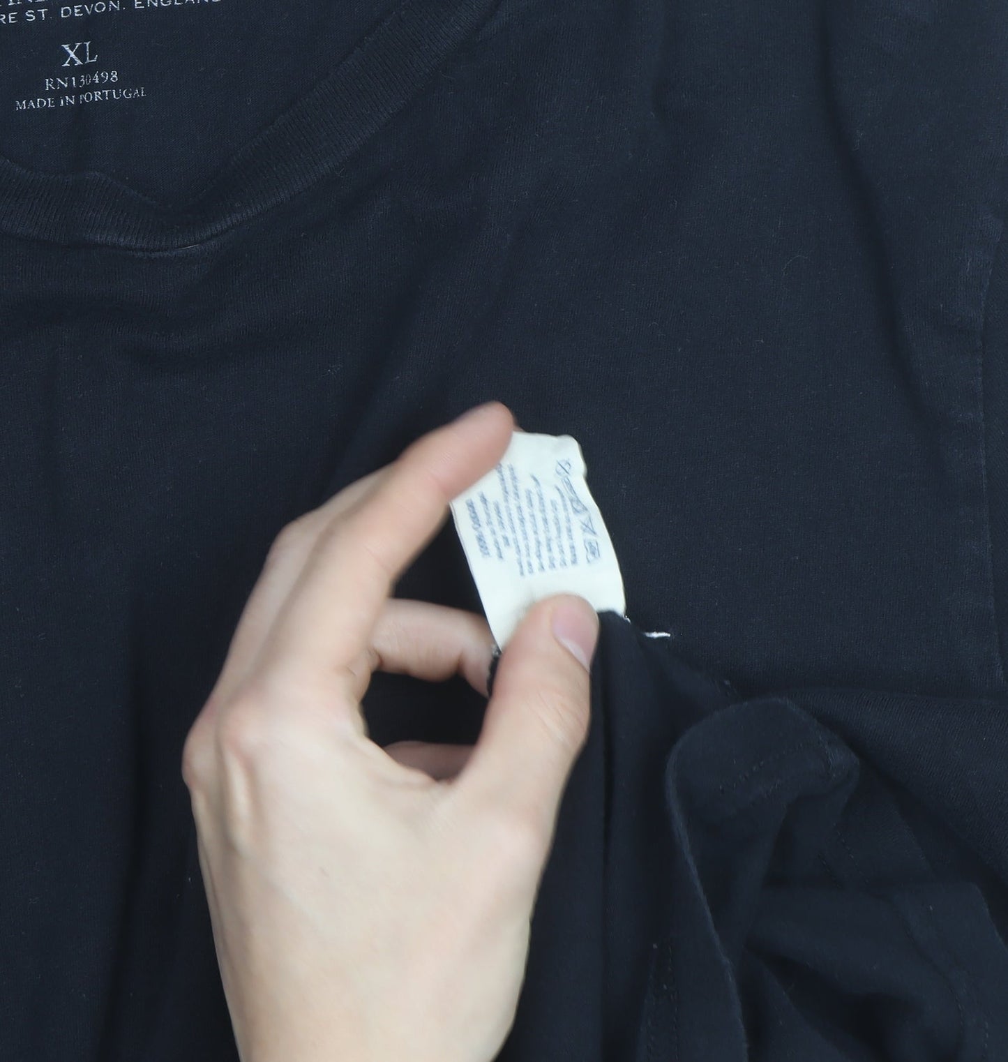 Jack Wills Men's Black XL Cotton Crew Neck Logo T-Shirt
