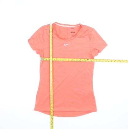 Nike Women’s Pink Dri-Fit Slim Fit Active T-Shirt XS